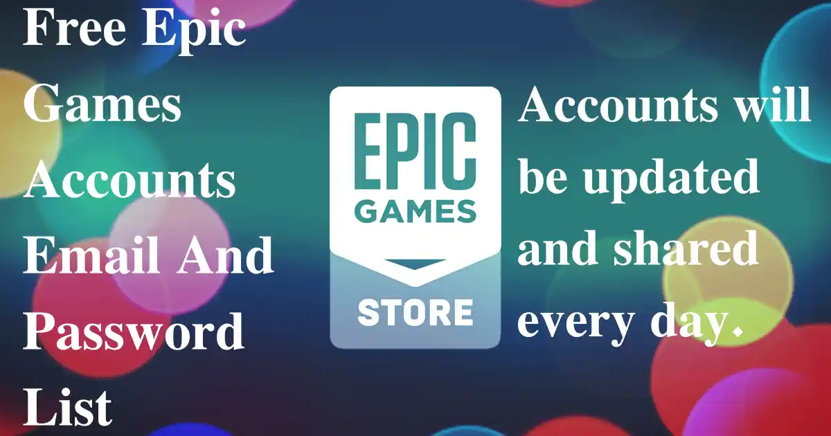 epic games free accounts