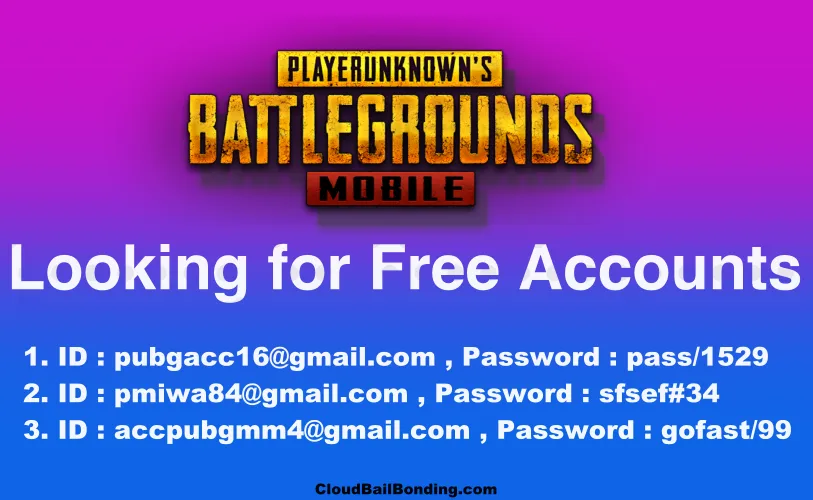 pubg account lists detials