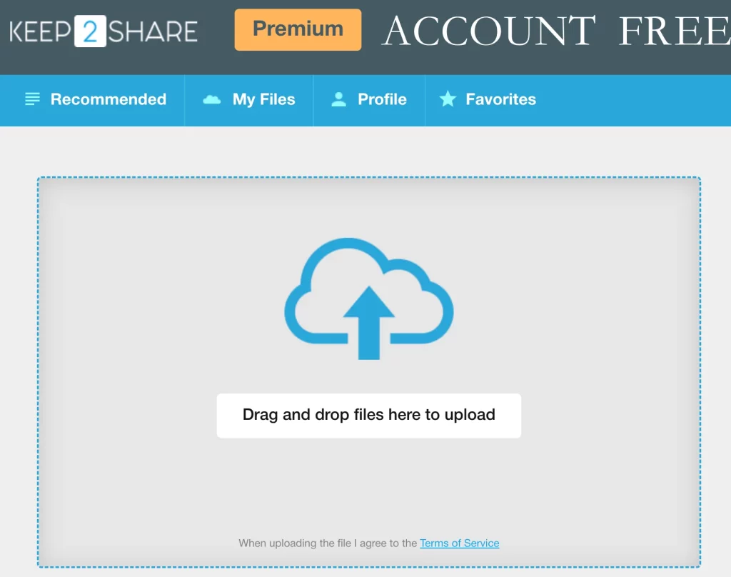 how to get keep2share premium free